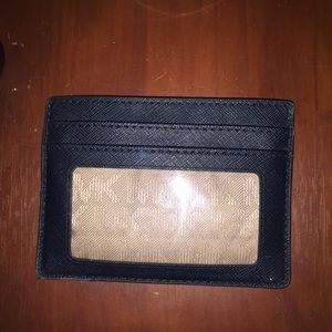 Michael Kors jet set blue card holder
